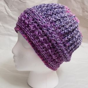 Crochet Messy Bun Hat